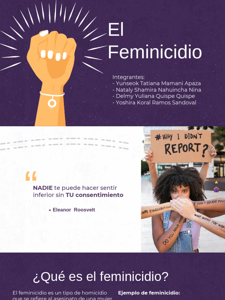 Causas y Tipos de Feminicidio en Perú | PDF | La violencia contra las ...