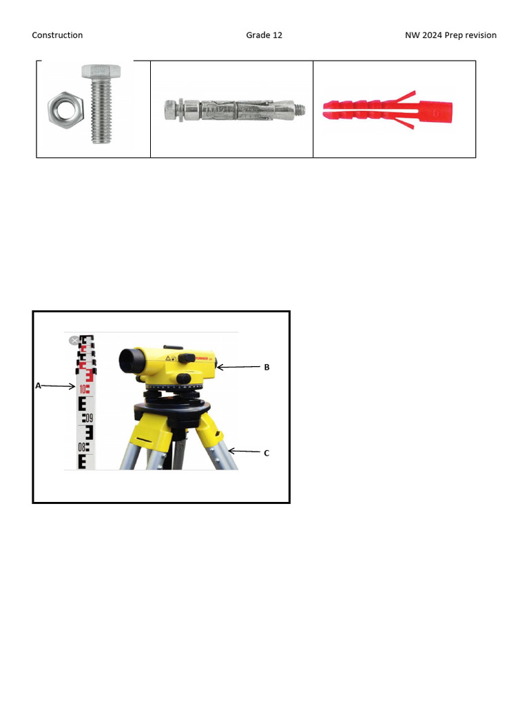 Grade 12 Construction Revision Guide | PDF | Deep Foundation ...
