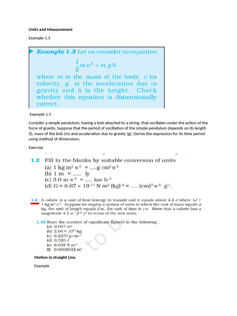 Units and Measurement in Physics | PDF