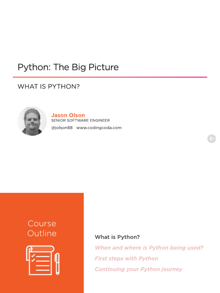 What Is Python Slides | PDF