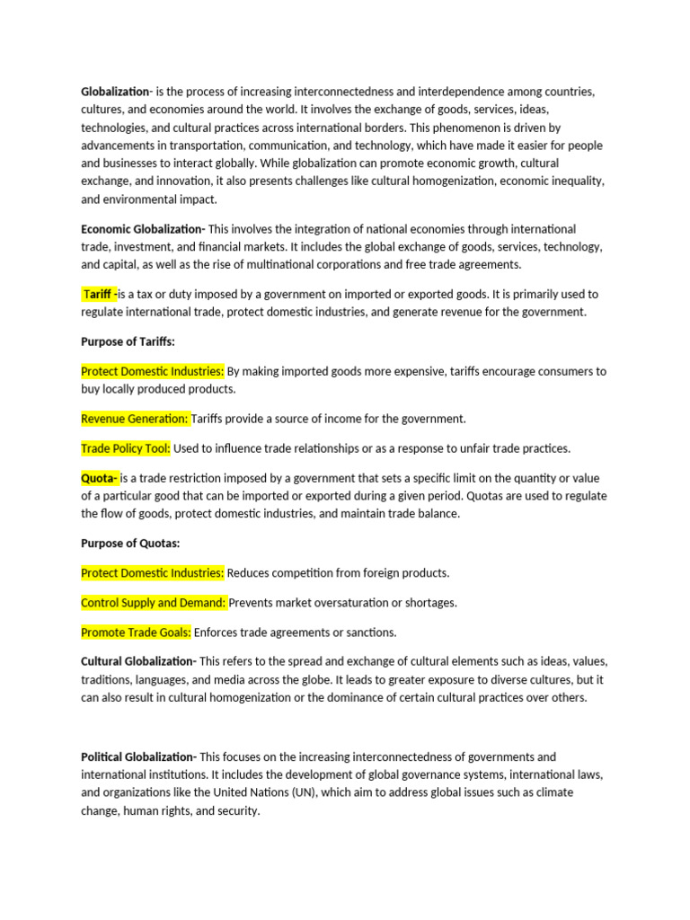Understanding Globalization and Its Impact | PDF | Globalization ...