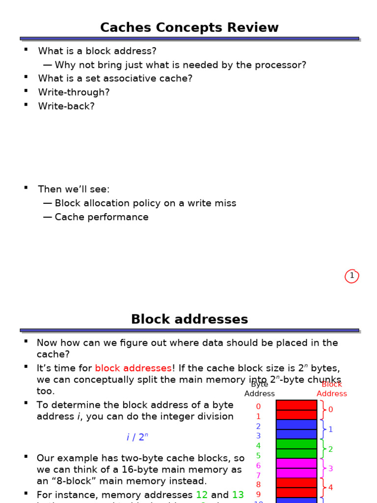 Cache Performance and Write Policies | PDF | Cpu Cache | Cache (Computing)