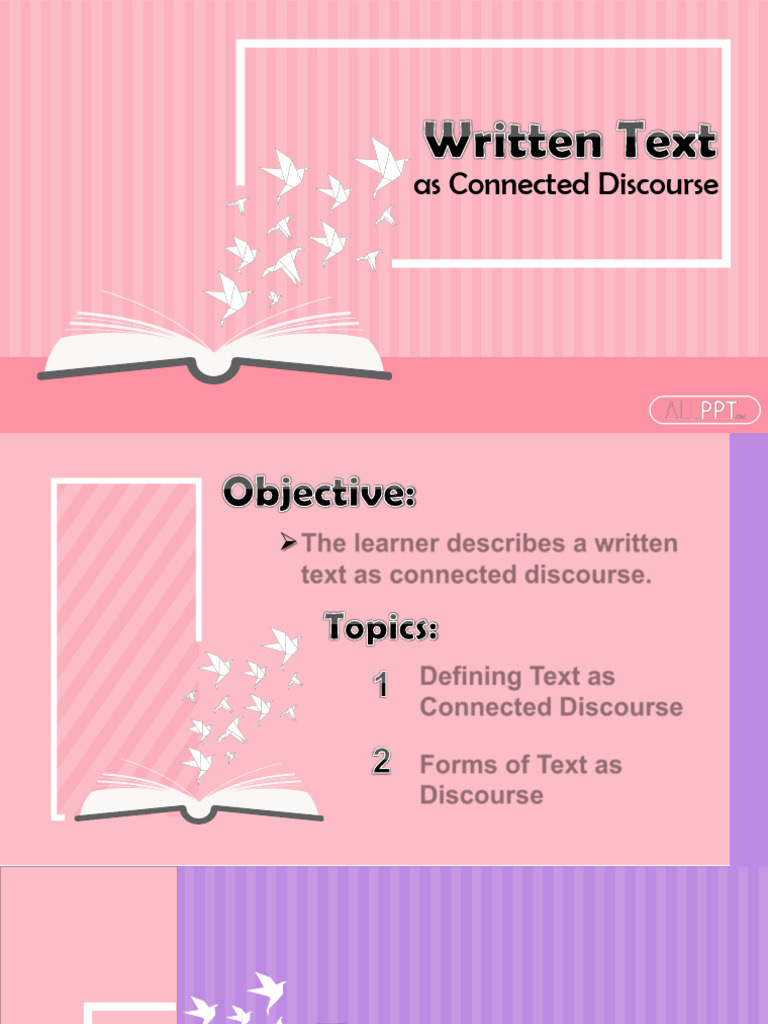 Understanding Connected Discourse | PDF