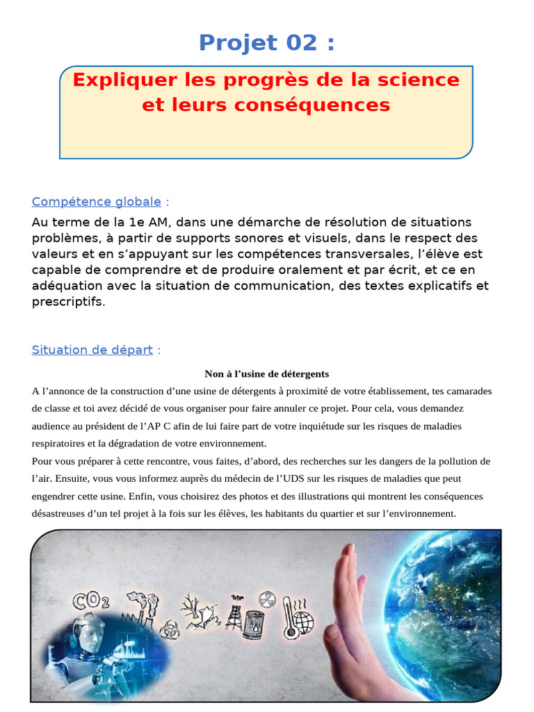 Progrès scientifiques et leurs impacts | PDF