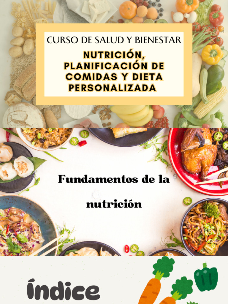 Plan de Comidas Personalizado y Nutrición | PDF | Nutrición | Dieta y ...