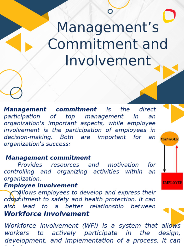 Management Commitment to Safety Programs | PDF | Occupational Safety ...