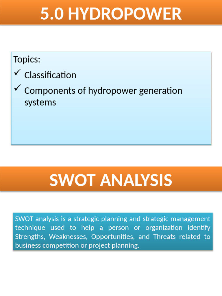 05 Hydropower Pdf Hydroelectricity Turbine
