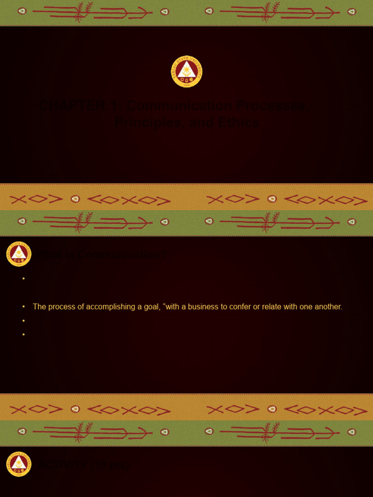 CHAPTER 1-1 | PDF | Communication | Nonverbal Communication