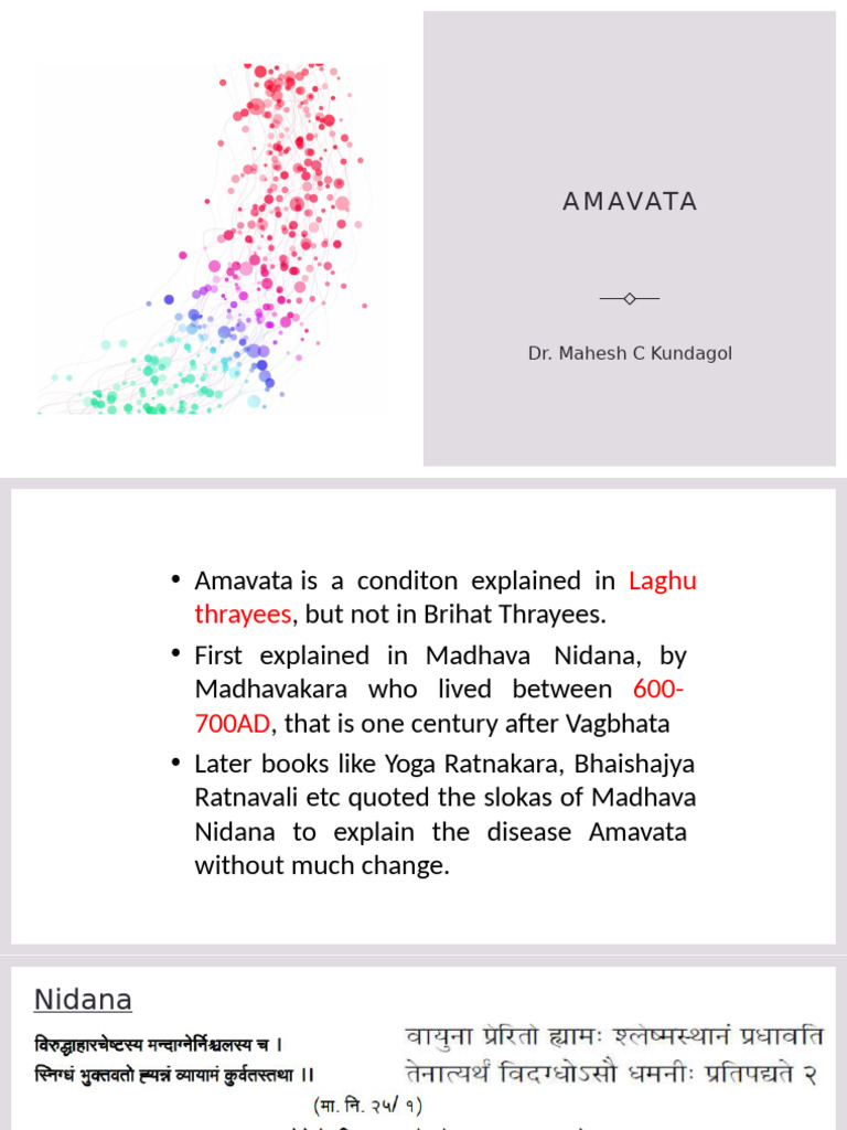 Understanding Amavata and Its Management | PDF | Rheumatoid Arthritis ...