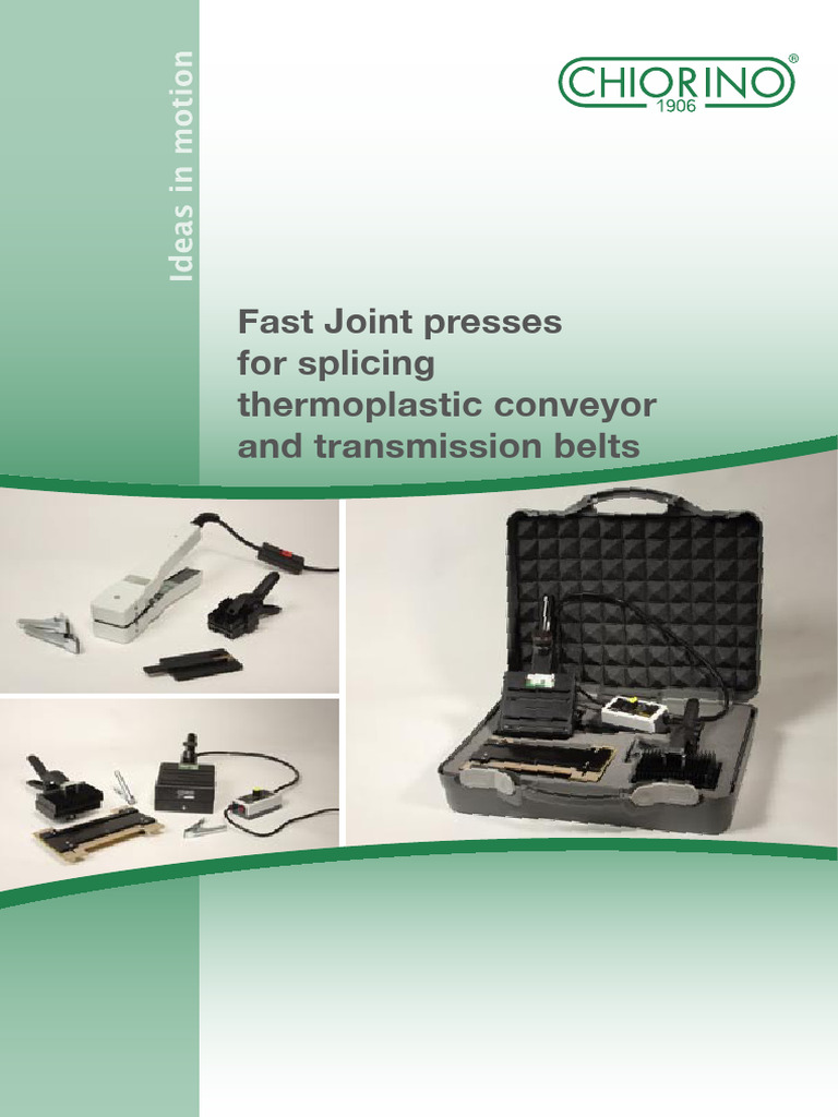 Fast Joint Kits for CHIORINO Belts | PDF