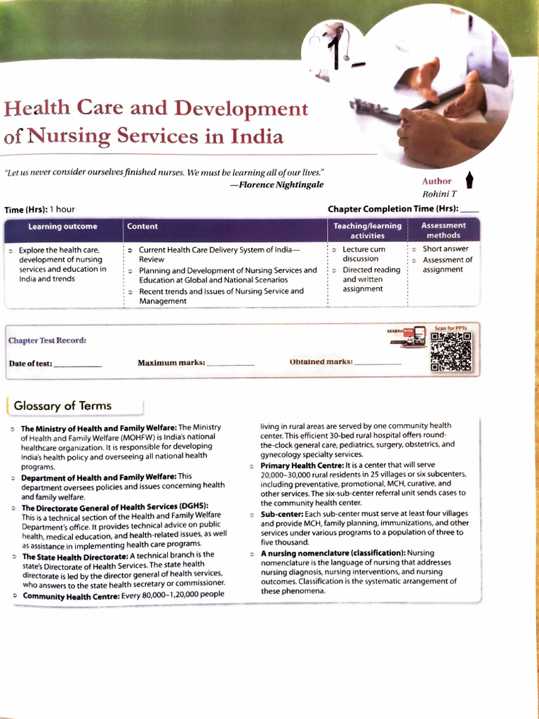 Chap 1 | PDF | Nursing | Health Care