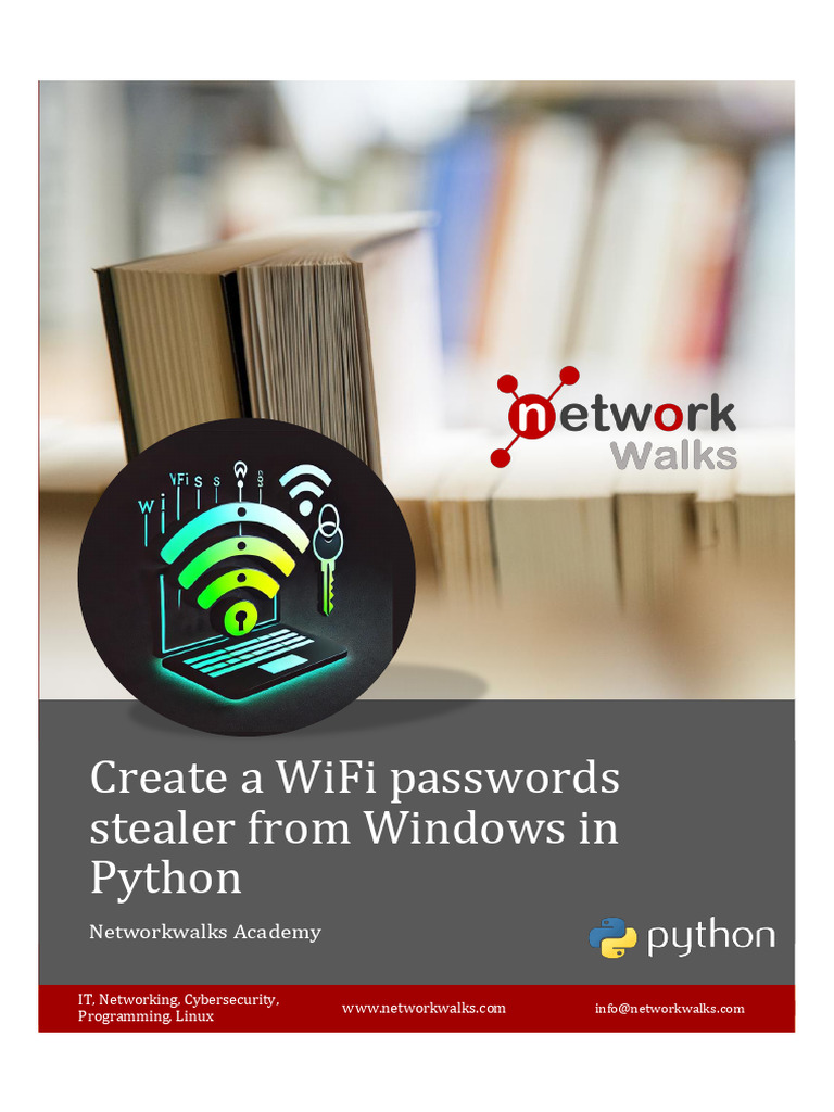 Practice Lab - WiFi Passwords Stealer From Windows in Python3 v1 | PDF ...