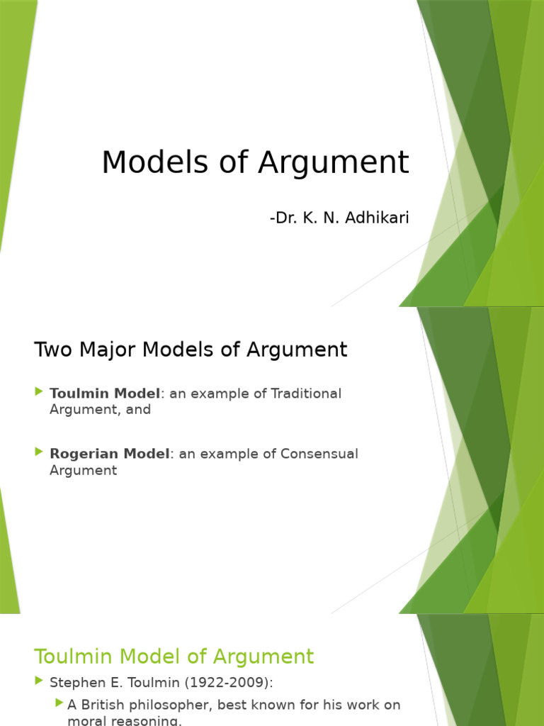 6. Argument Models | PDF | Psychology