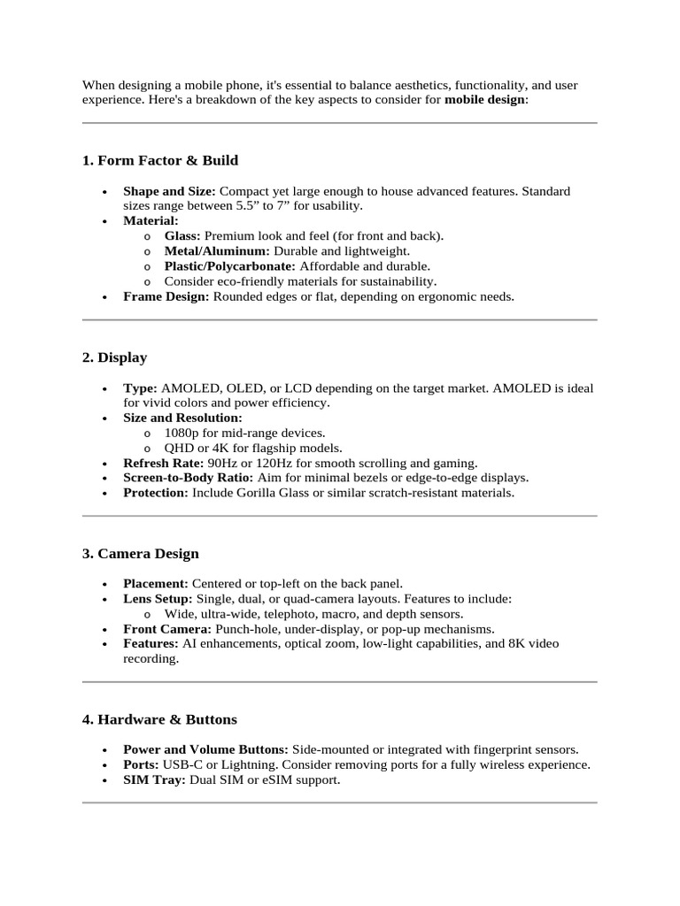 2.Mobile design | PDF | Camera | Ios