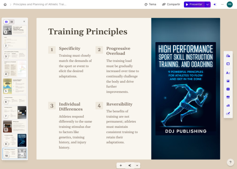 Principles and Planning of Athletic Training Gamma 3 | PDF | Clinical ...