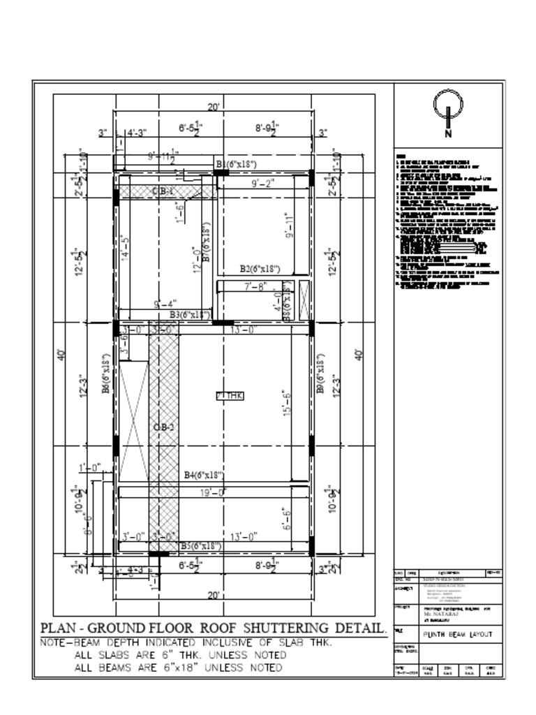 MR MUTHURAJ GROUND FLOOR SHUTTERING | PDF