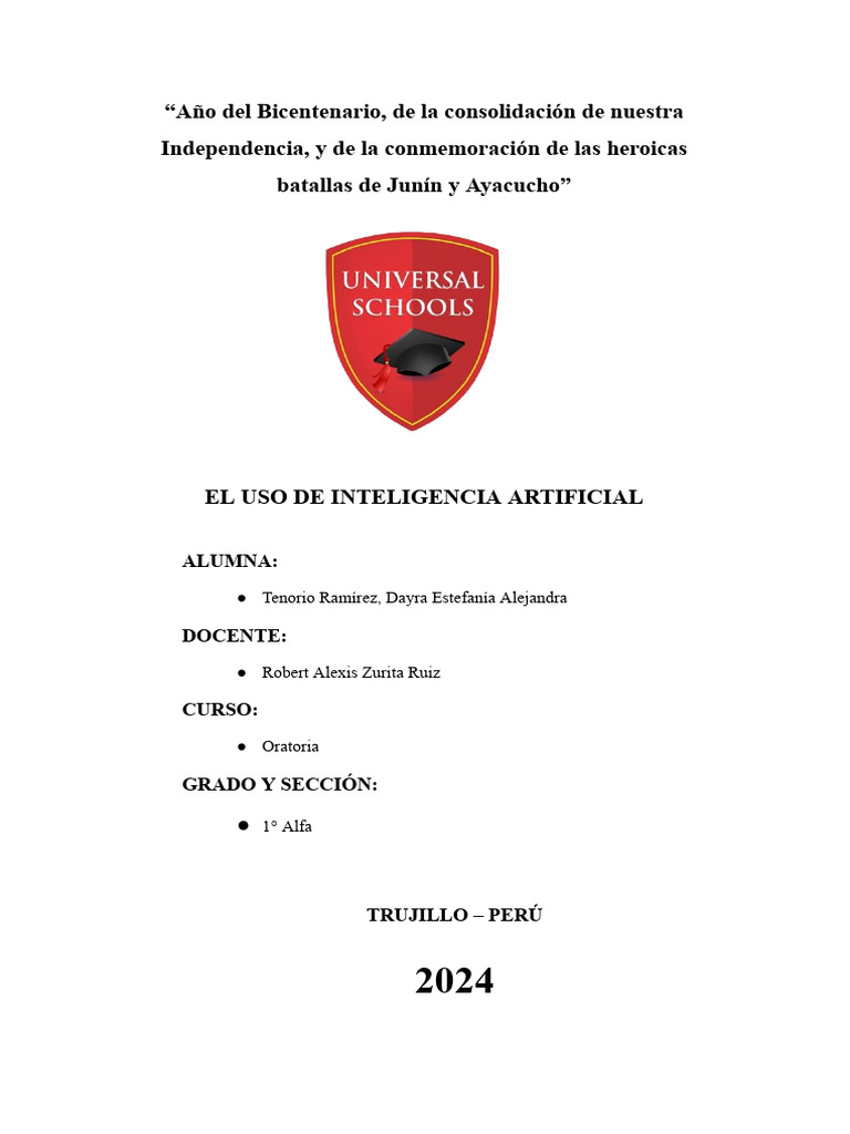 Uso Responsable de la Inteligencia Artificial | PDF | Inteligencia ...