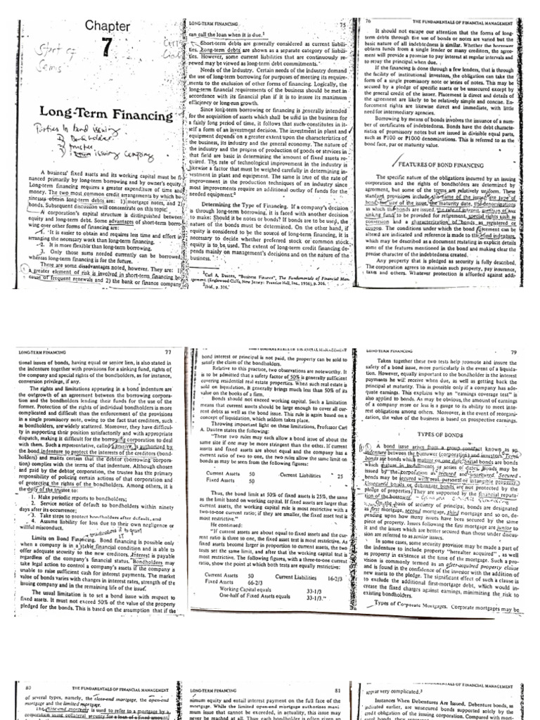 FM101 Chap 7 8 | PDF