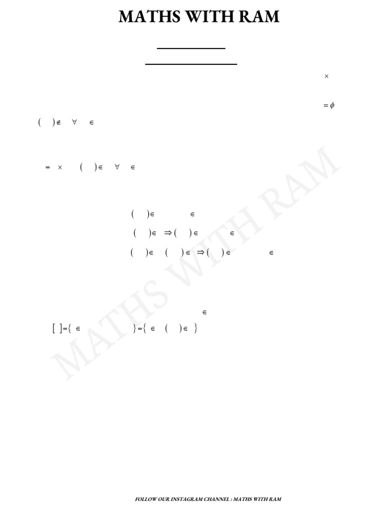 Understanding Relations and Functions | PDF | Determinant | Matrix ...