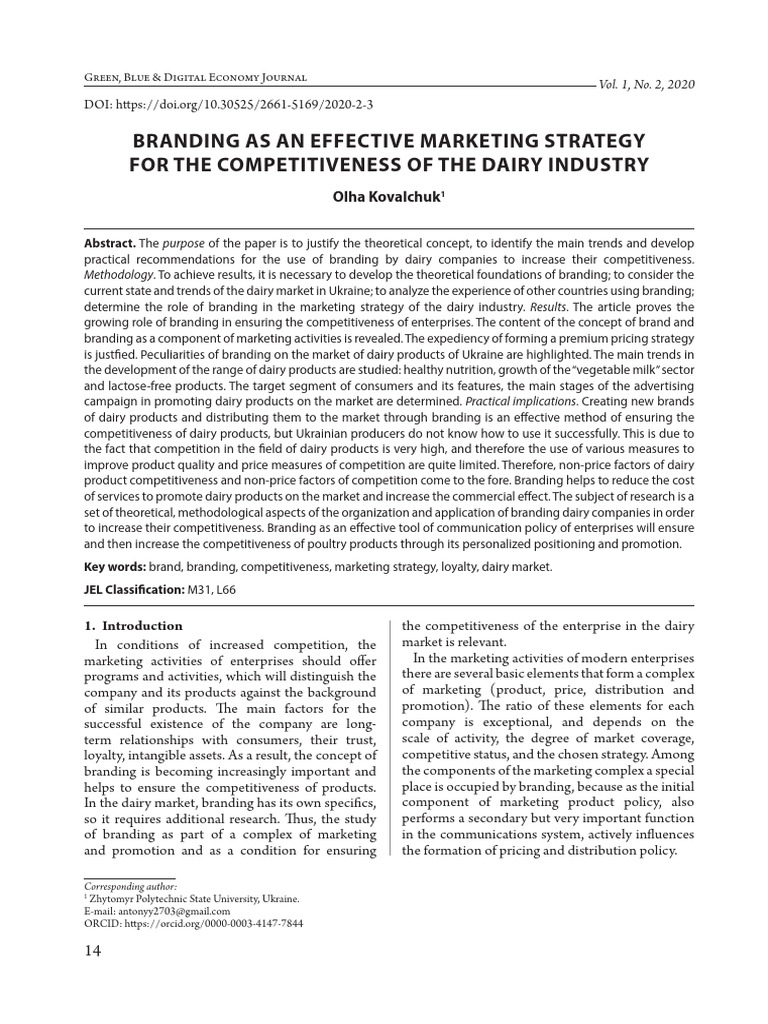 Branding As An Effective Marketing Strategy For TH | PDF | Brand ...