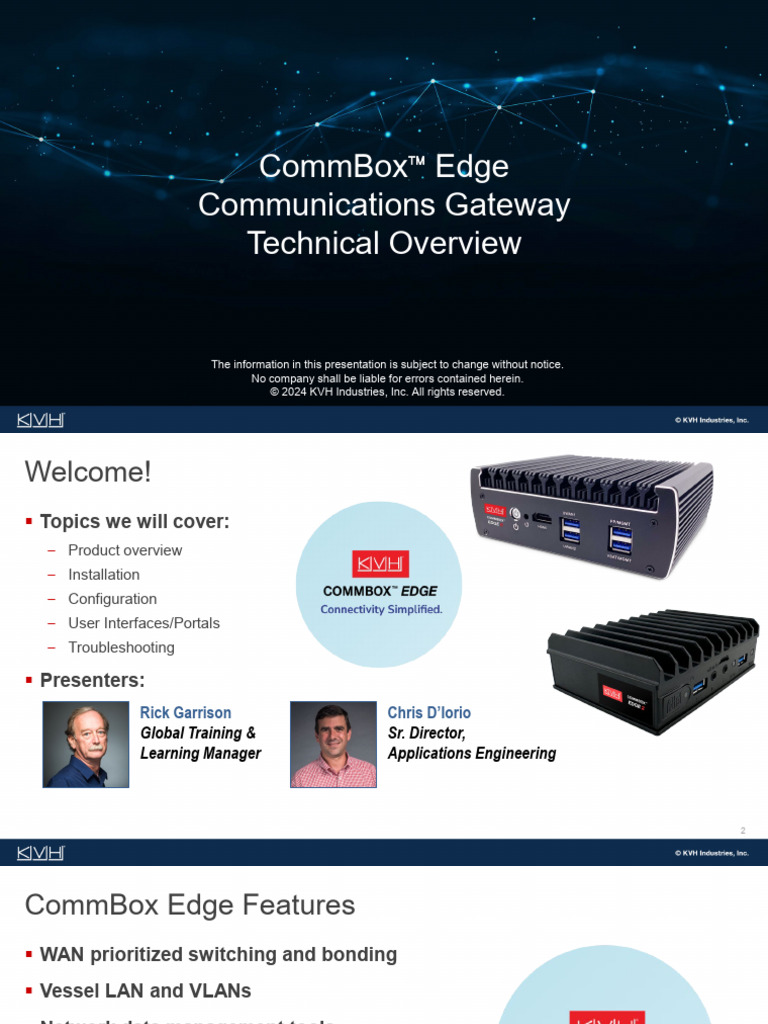 CommBox Edge Technical Overview Guide | PDF | Computer Network | Ip Address