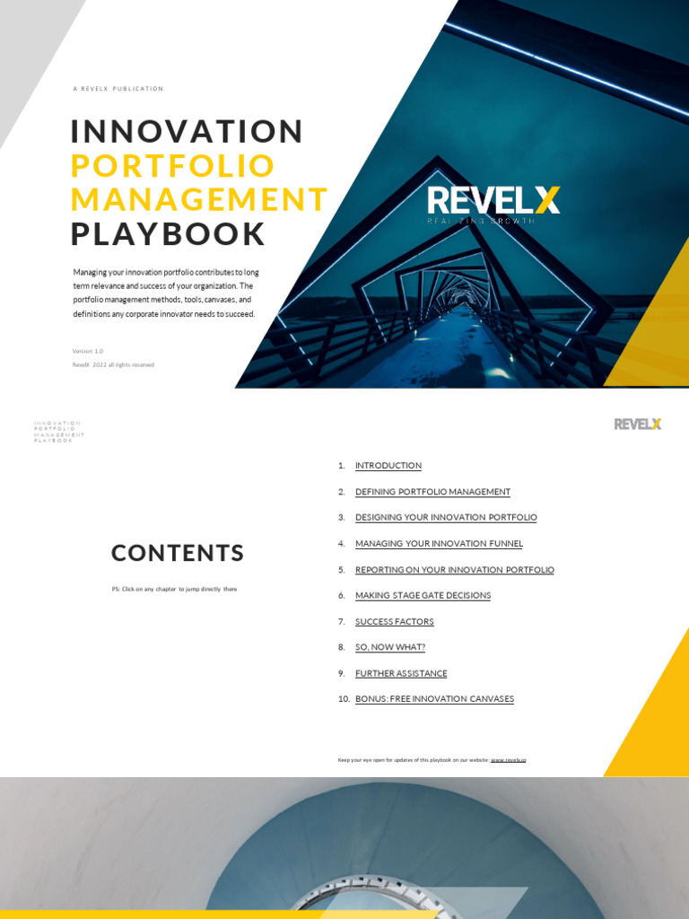 Innovation Portfolio Management Playbook | PDF | Innovation | Economies