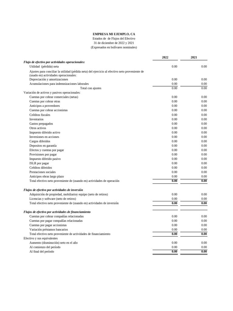 Clase 4, Ejemplo Flujo de Efectivo | PDF | Economias | Dinero