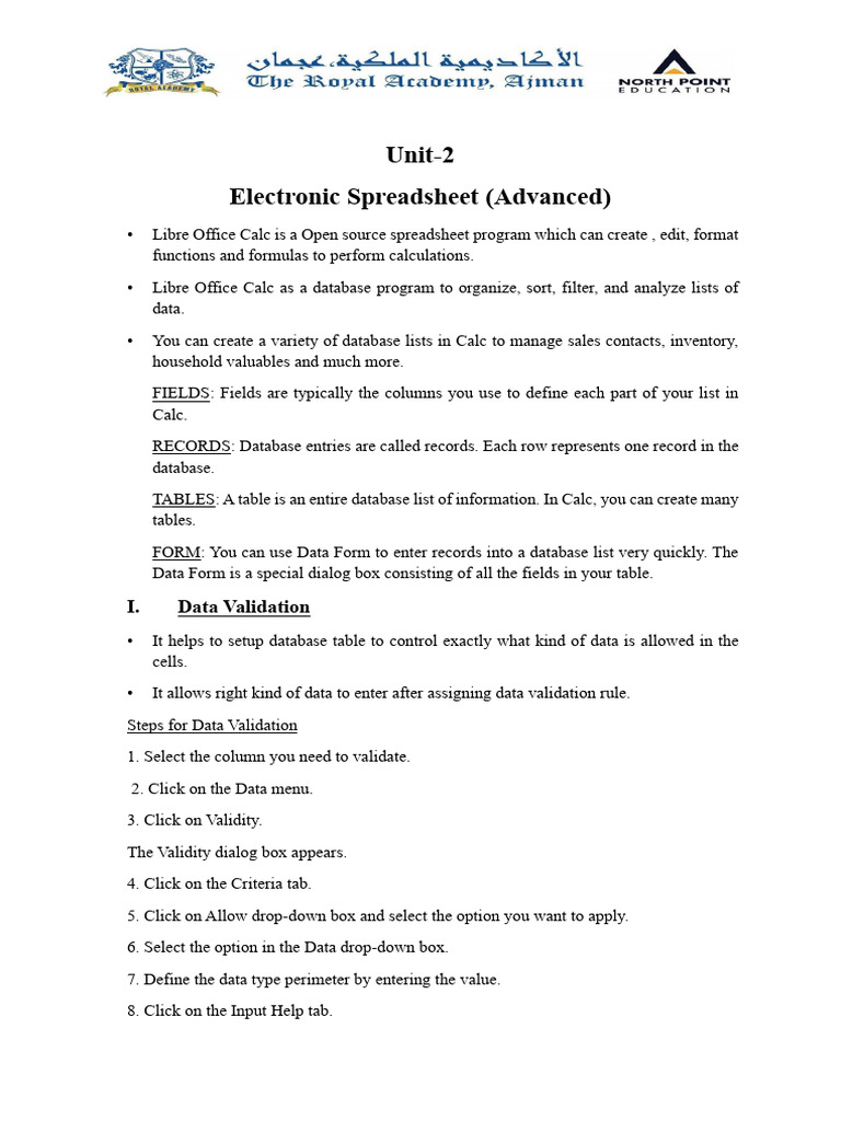 Advanced LibreOffice Calc Techniques | PDF | Spreadsheet | Hyperlink