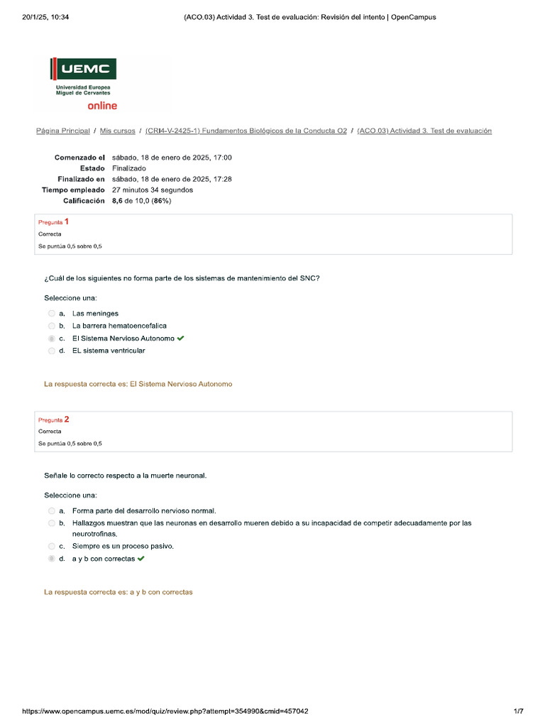 Test FBC Corregido | PDF