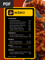 Hi Tea Menu Options and Prices | PDF