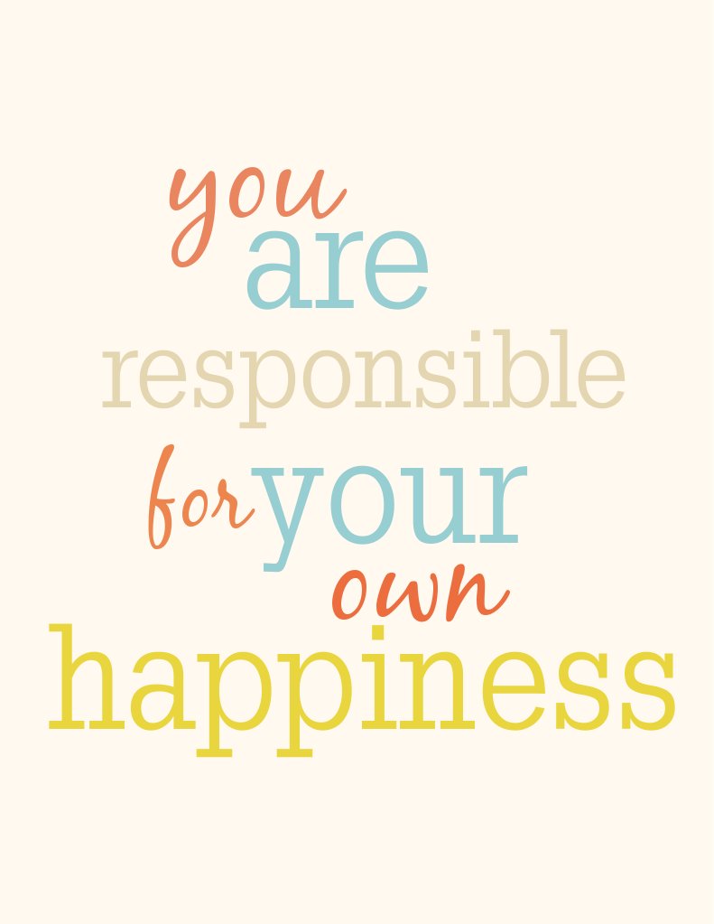 Take Responsibility for Your Happiness | PDF
