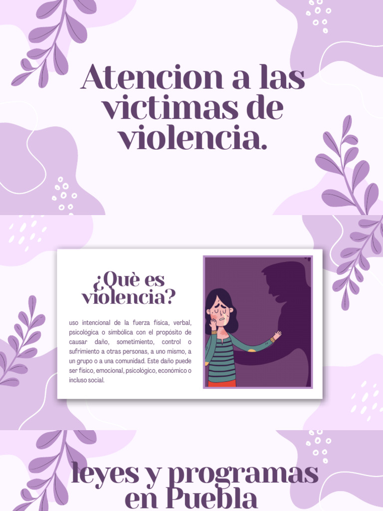 Atencion a las victimas de violencia. | PDF | Violencia | Abuso sexual