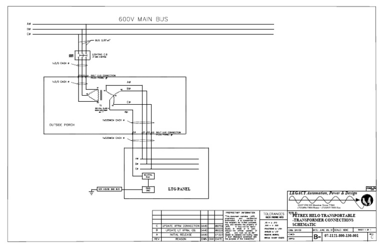 Transformer Connection Schematic | PDF
