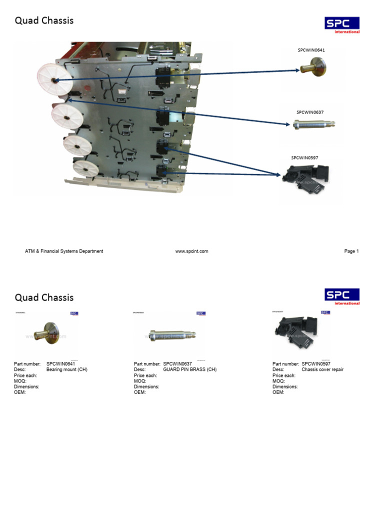 Quad Chassis Parts and Descriptions | PDF