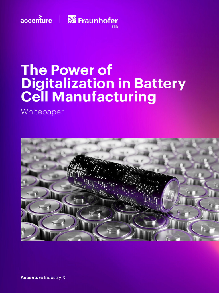 Digitalization in Battery Cell Manufacturing | PDF | Automation ...