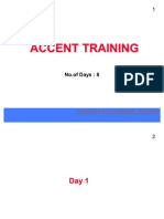 Accent Training Module 160