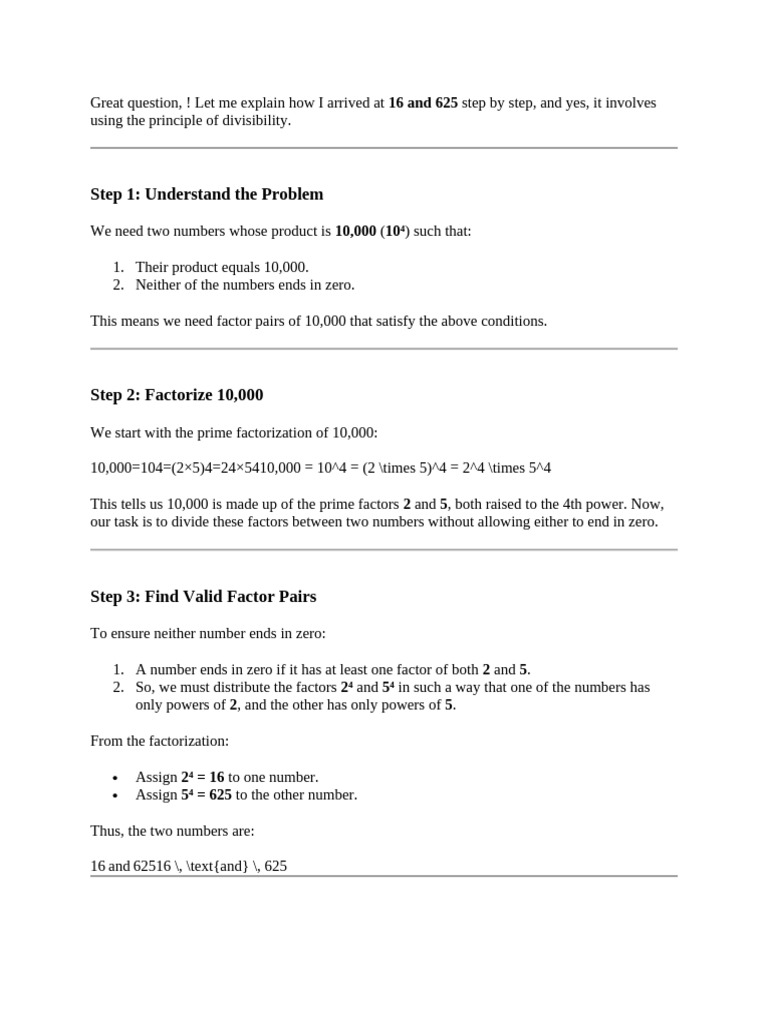 Step 1: Understand The Problem | PDF