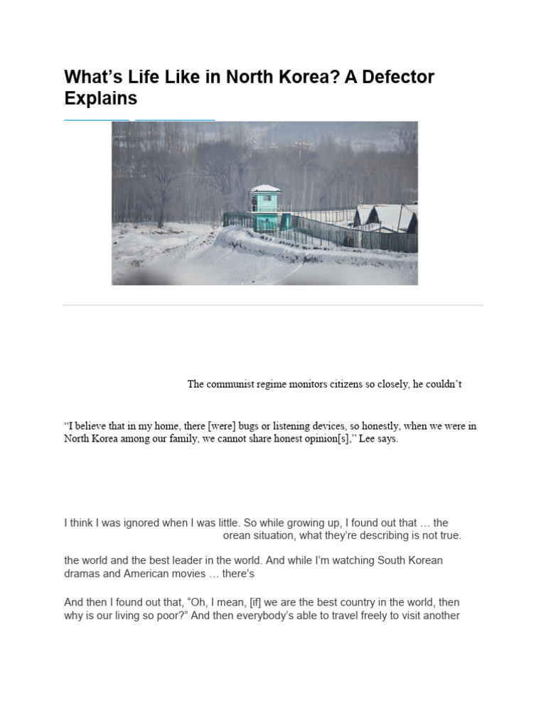Nkorea Article Pdf North Korea World Politics