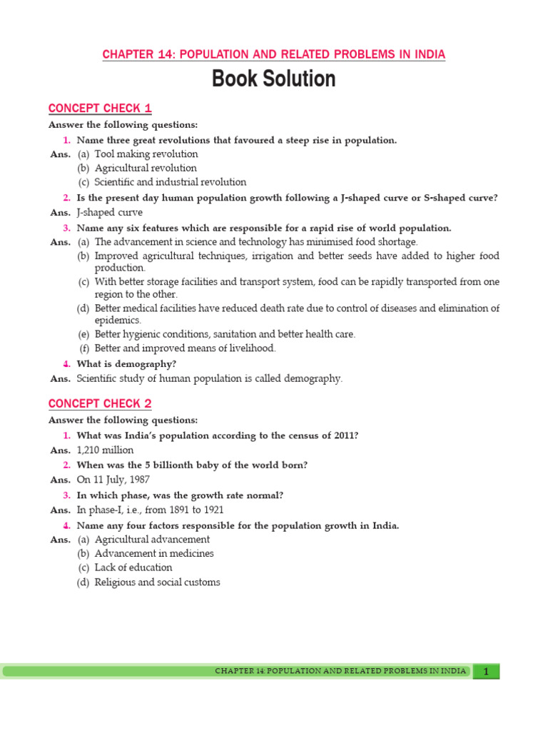 14) Population and Related Problems in India | PDF | Birth Control ...