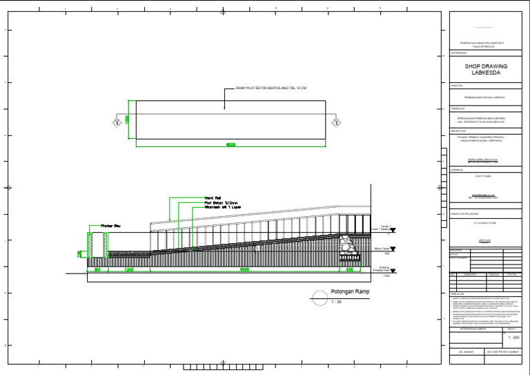 Detail Ramp Beton Labkesda Jeneponto | PDF