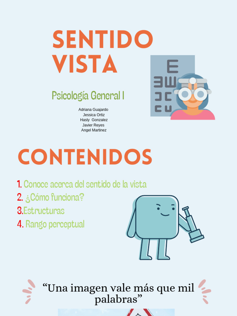 Anatomía y Función del Sentido de la Vista | PDF | Percepción visual | Ojo