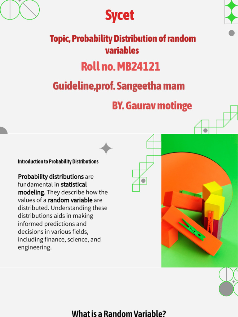 Slidesgo Understanding Probability Distributions Analyzing Random ...