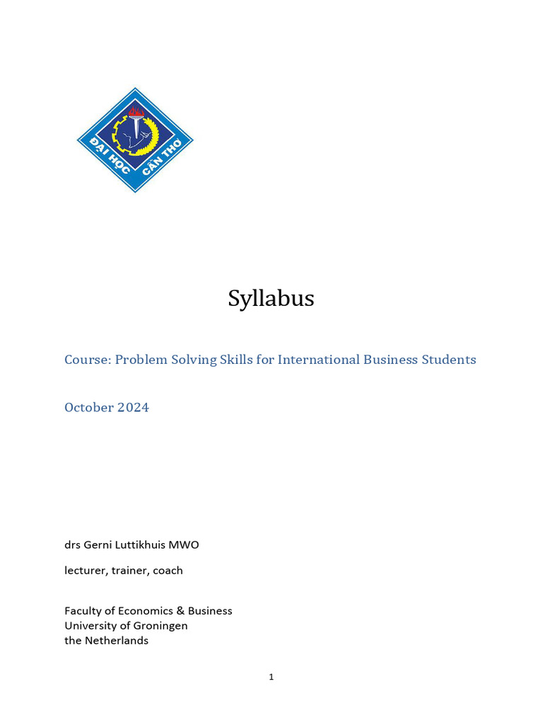 Problem Solving Skills | PDF | Behavioral Economics | Communication