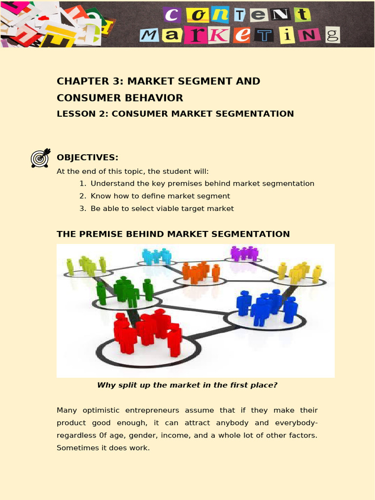 Consumer Market Segmentation Guide | PDF | Market Segmentation | Brand