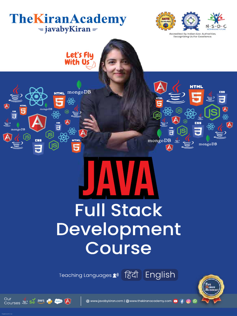 Java Full Stack (Core and Spring Boot and Database and Angular) - The ...