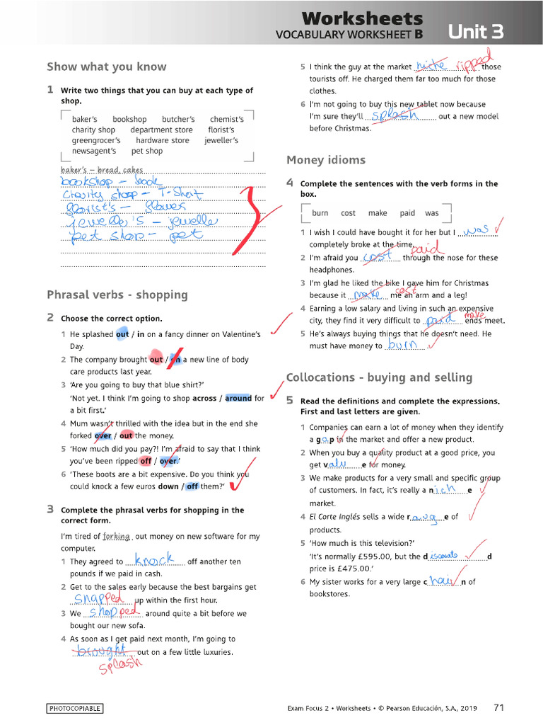 Unit 3 Vocabulary Review Pdf
