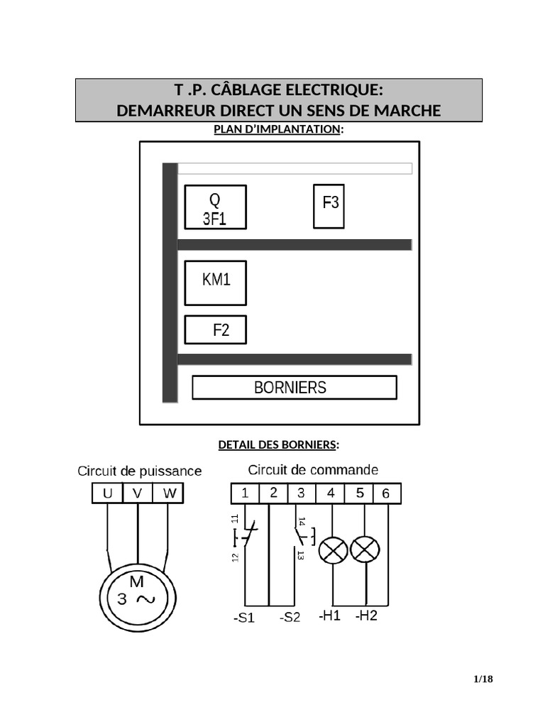 Schémas de câblage électrique industriels | PDF