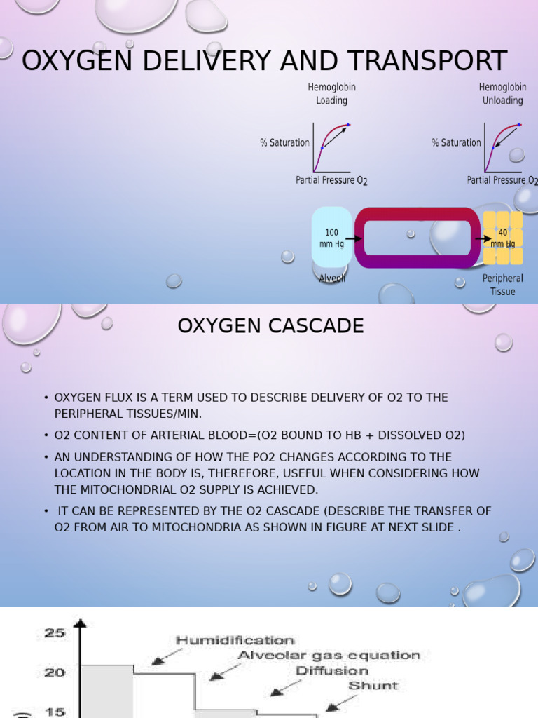 Oxygen Delivery and Transport | PDF | Hemoglobin | Carbon Dioxide