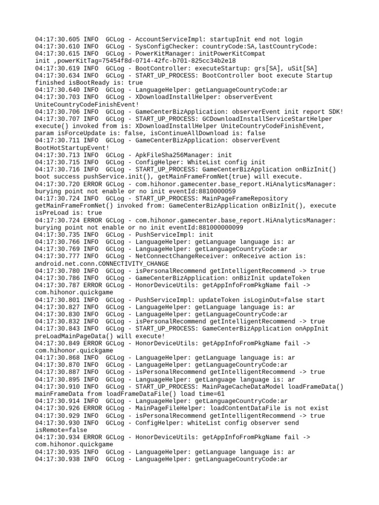 GameCenter Startup Log Analysis | PDF | World Wide Web Consortium ...