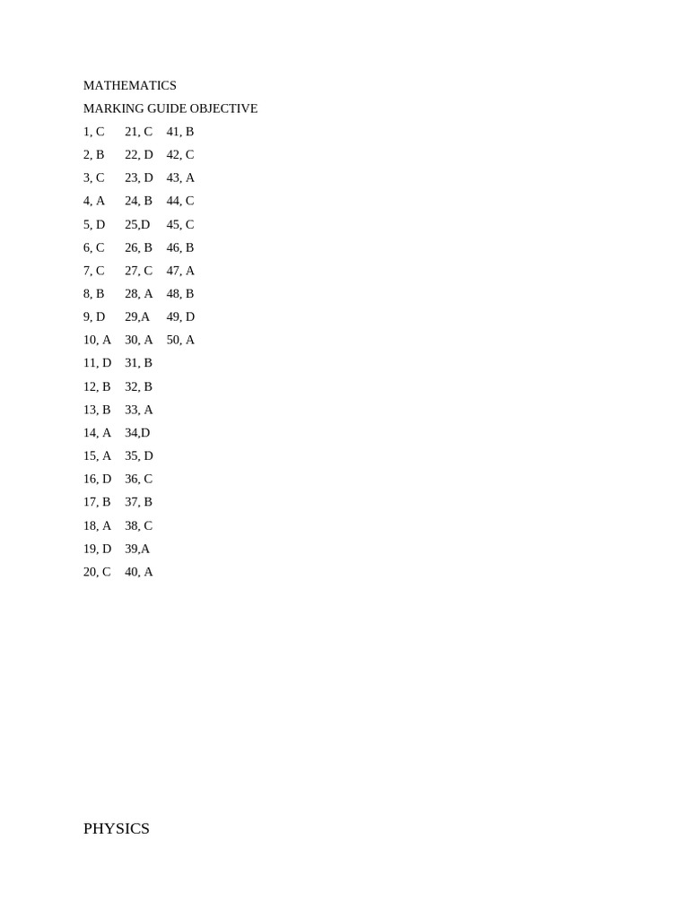 Mathematics Marking Guard.. | PDF | Force | Velocity